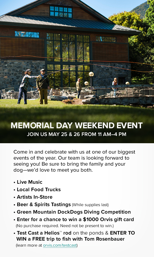 Memorial Day Weekend Event